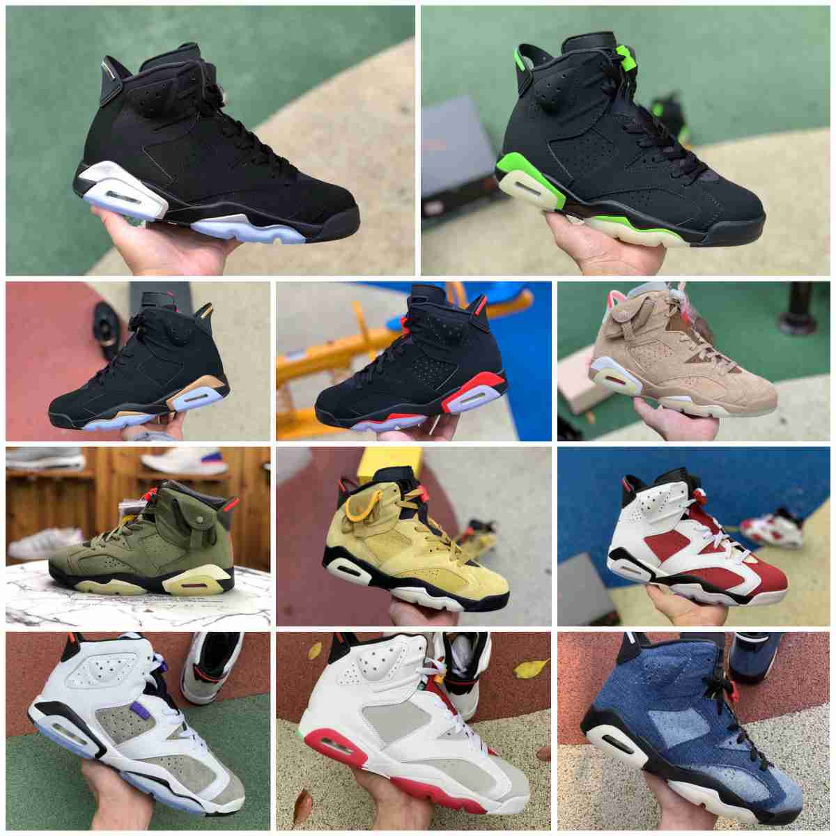 Jumpman 6 6 6s Hombres Mujeres zapatos de baloncesto Georgetown Metálico Metálico UNC Red Oreo Midnight Navy Black Cat ELECTRIC VERDE ELECTRO INFROLED Sports Sports Sports