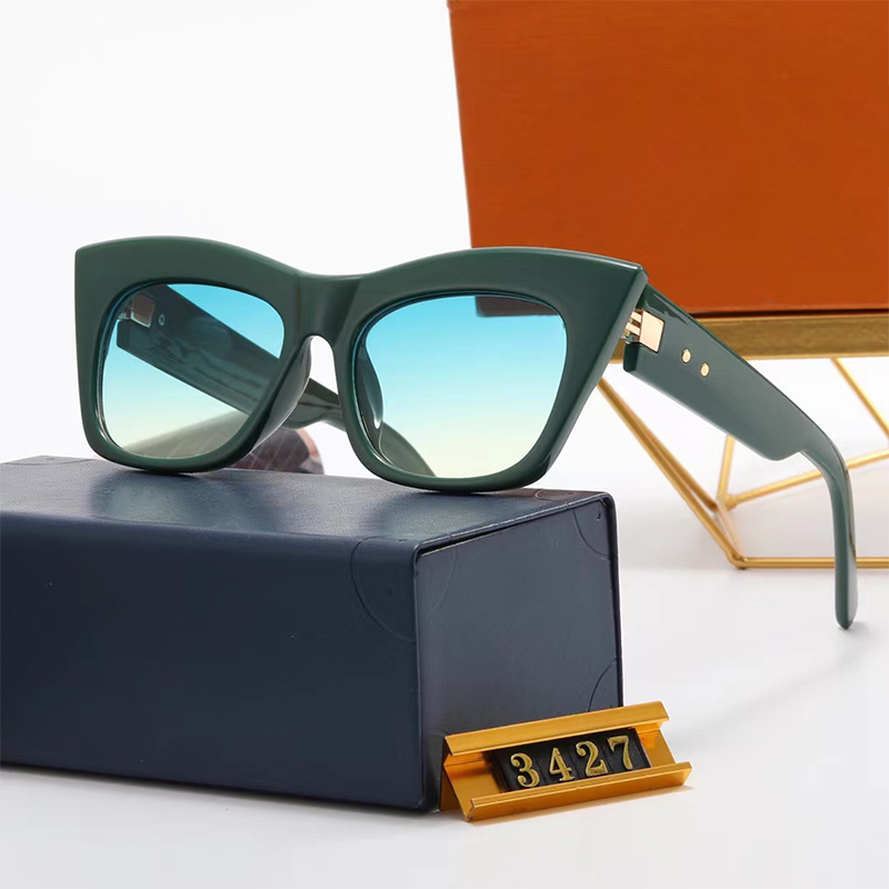 Sonnenbrille mit Buchstaben, Designer-Marken-Sonnenbrille, Damen, Herren, Unisex, Reisen, Sonnenbrille, Schwarz, Grau, Strand2204