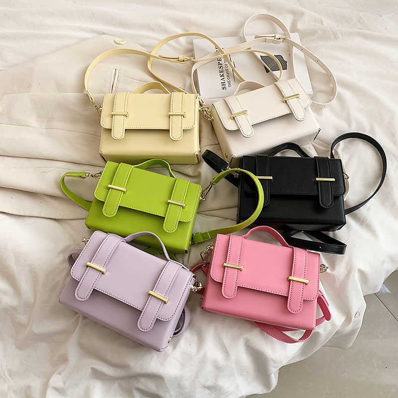 Mini Green Leather Crossbody Bag for Women 2023 Spring Summer Tendy Ladies Fashion Handbag Designer Ladies Messenger Bag