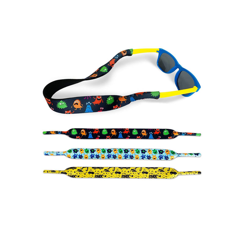 Lunettes en néoprène Corde Party Favor Impression simple face Natation en plein air Ski Sports Lunettes Longe