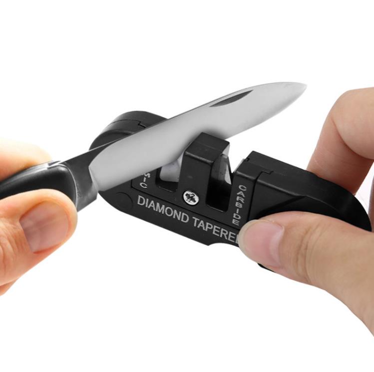 Portable Outdoor Sharpeners Multifunctional Camp Tool for Hunting and Cooking Tungsten Steel Materials Knife Sharpening Tool SN4102