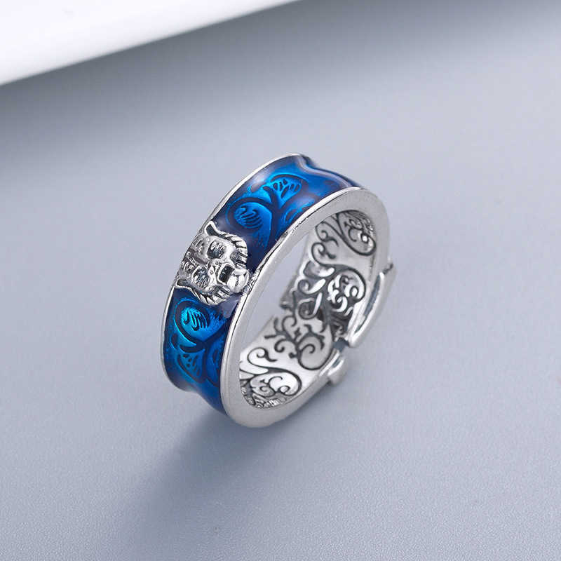 95% OFF 2023 New Luxury High Quality Fashion Jewelry for new same Japanese Korean men's and women's pair Thai silver ring jewelry