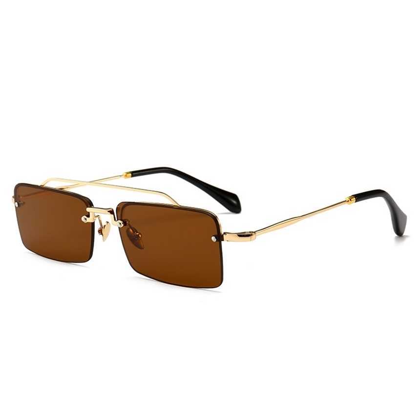 2024 10% de réduction sur le concepteur de luxe Nouveaux lunettes de soleil pour hommes et femmes 20% de réduction Luxurious Summer Ladies Square Personnalité Metal Fild Lunes Specula