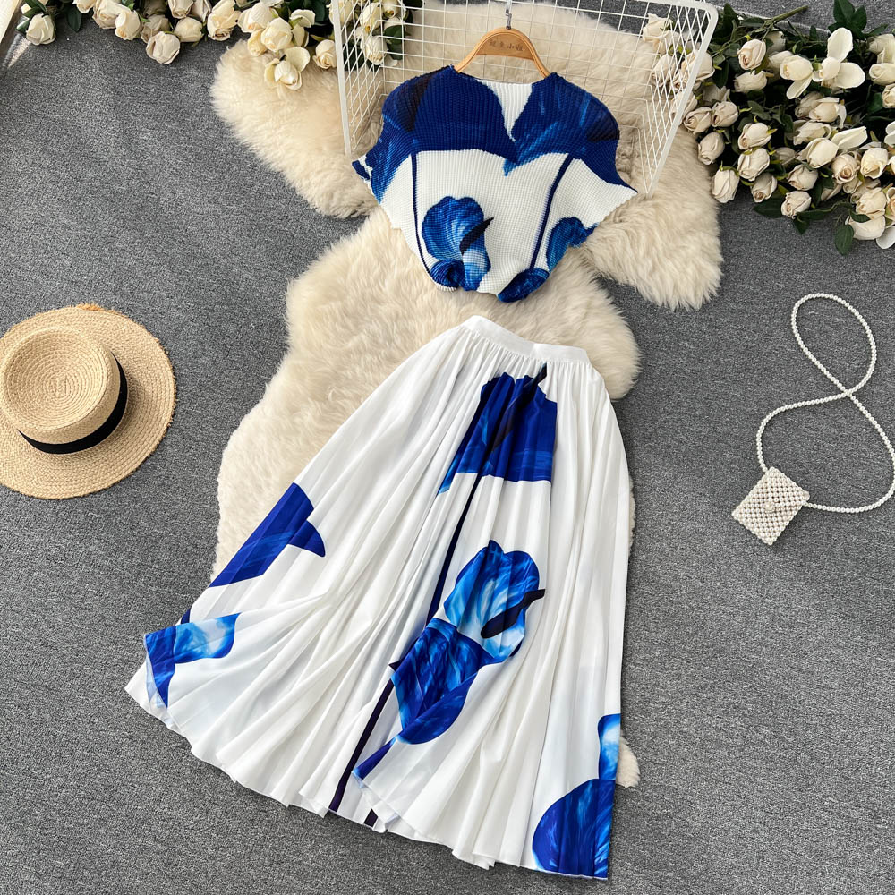 High Quality Two Piece Pants Small Fragrance Vintage Knit Women's Two Piece Pant Dresses Women Crop Top Sweater Cardigan Coat Skirts Sets Sweet Suits 2023