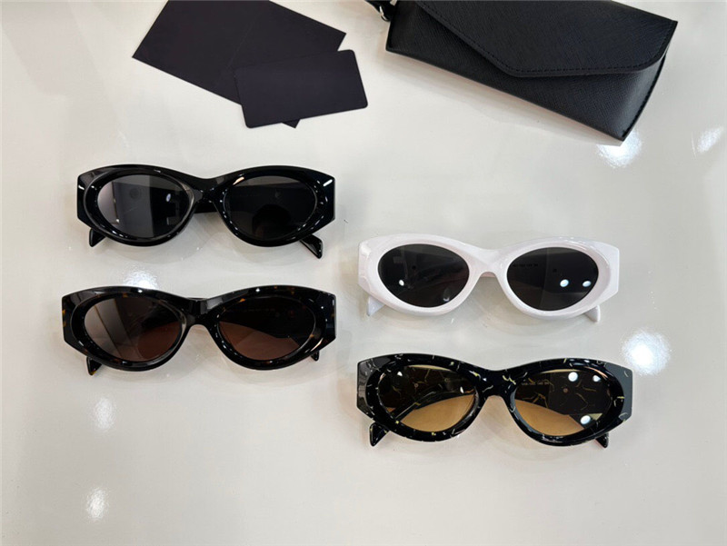 Yeni Moda Tasarımı Oval Asetat Güneş Gözlüğü PR20 Açısal Jantlar Çağdaş Stil Yüksek Uçlu Açık UV400 Koruma Gözlüklerini Tanımla