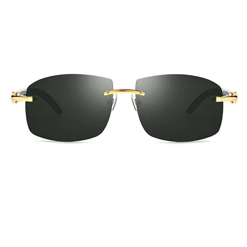 2024 Neue hohe Qualität 10% Rabatt auf Luxusdesignerin Neuer Sonnenbrille für Männer und Frauen 20% Rabatt auf randlose Mann Brown/Black Frame UV400 Fahr Brillen kommen mit Boxkajia