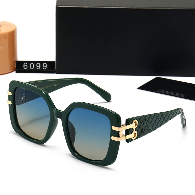 2023SS Солнцезащитные очки для мужчин Женские квадратные рамки v Дизайнерские солнцезащитные очки Unisex UV400 защита от золота