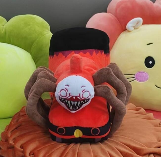 25 cm Choo-Choo Charles Peluche Bambole Giocattolo Cartoon Anime Figura Bambola di pezza Treno morbido Peluche Regalo di compleanno bambini Ragazzi Ragazze