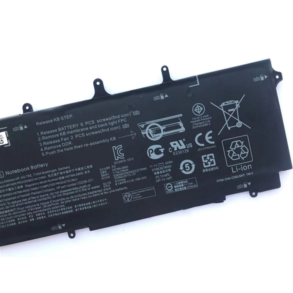 Tablette PC Batteries BL06XL Batterie Pour HP EliteBook Folio 1040 G0 G1 G2 G3 HSTNN-DB5D HSTNN-W02C 722236-2C1 722236-171