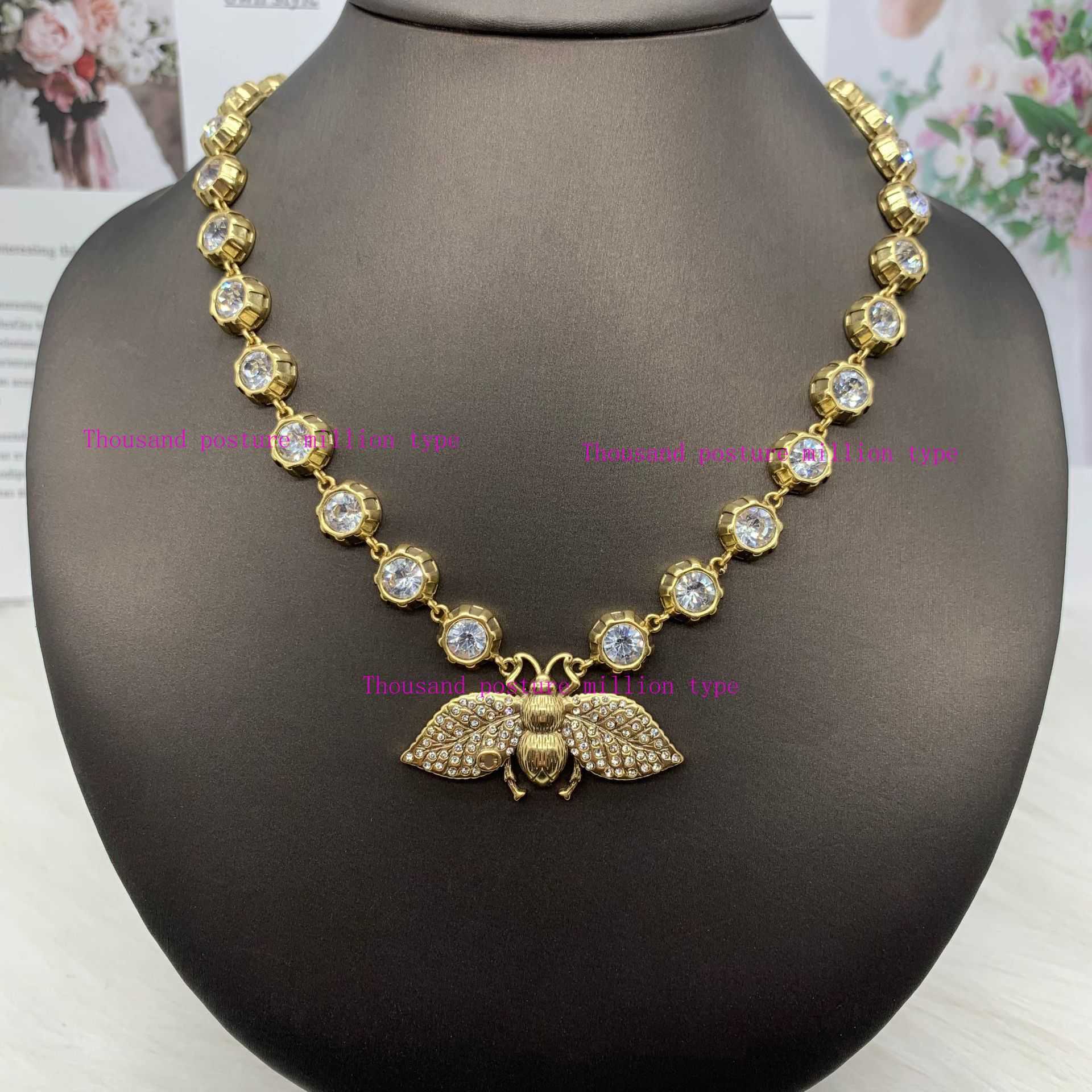 Bracciale collana di diamanti Ornamento di lusso femminile