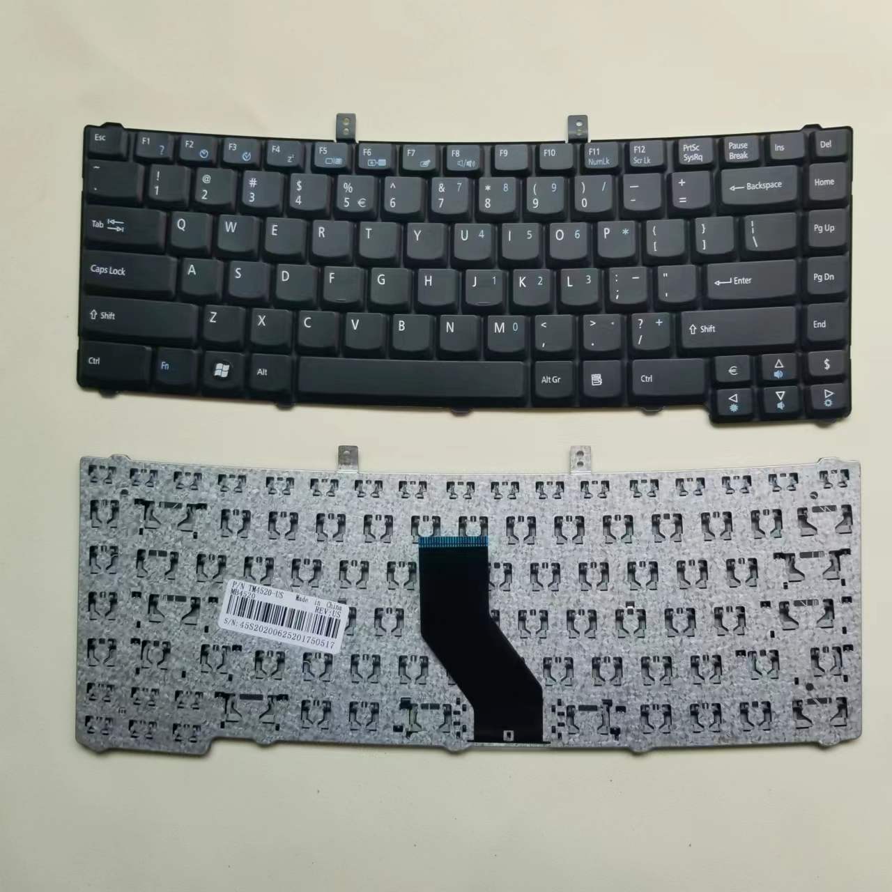 Laptop -tangentbord för Acer Extensa 4220 4230 4420 4630 5220 5620 TM4520 TM5710 Series English US Version Black