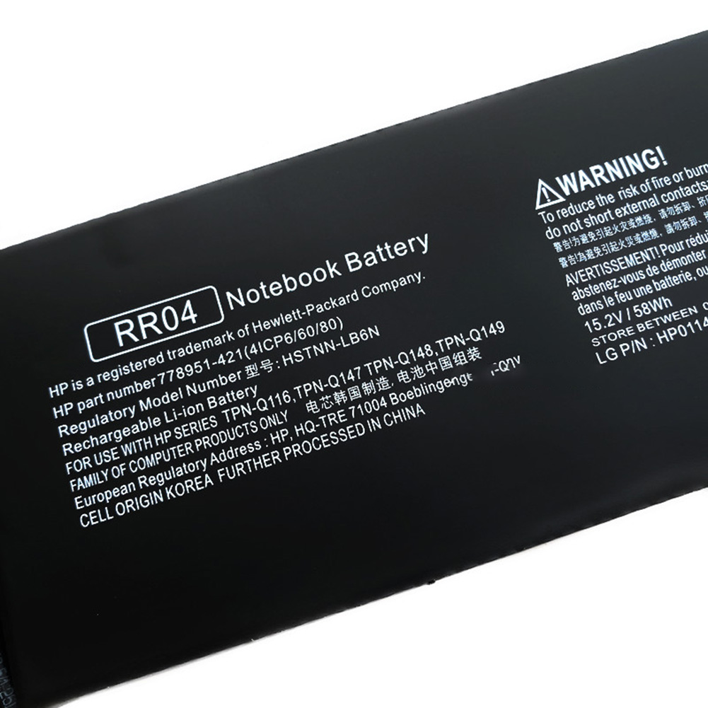 Tablet PC-batterier 778978-005 HSTNN-LB6N RR04 RR04XL LAPTOP-batteri för HP OMEN PRO 15 15-5014TX TPN-W111