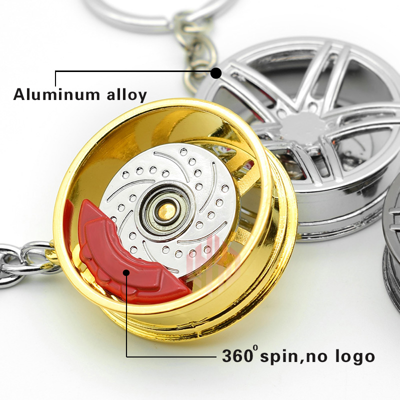 Ключевые кольца сплав с сплав -макеной с мягкой резиновой шиной для ключей креативной малой шины.