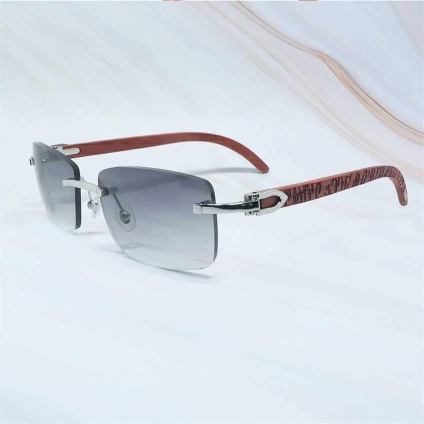2024 Nova qualidade de alta qualidade 10% de designer de luxo Novos óculos de sol masculinos e femininos 20% de Wood Men Men Tons de óculos de sol vintage para mulheres acessórios Gafas de Solkajia