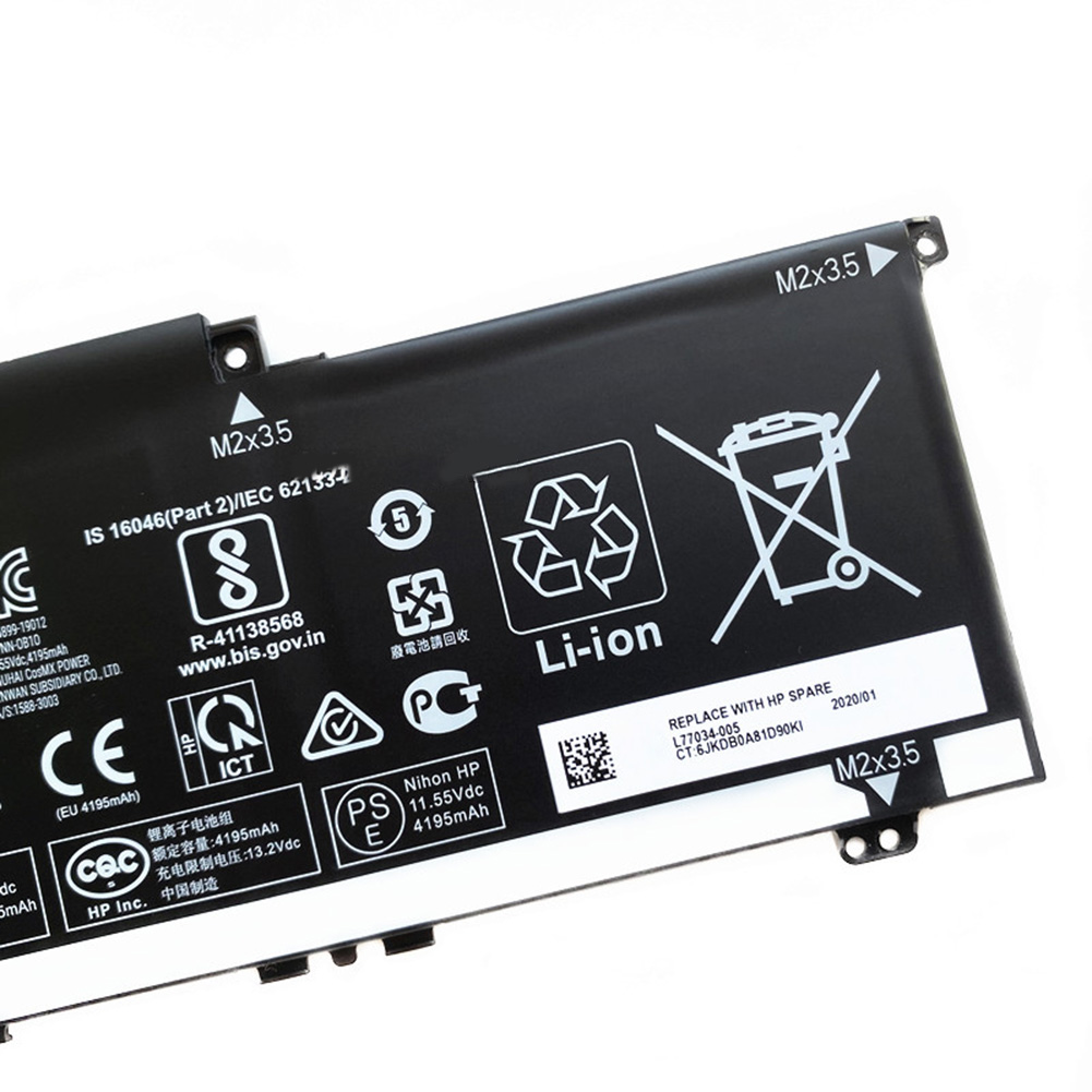 Tablett PC-batterier BN03XL Laptop Battery för HP Envy X360 13-Ay 15-ED 15M-EE L76985-271 HSTNN-OB1O HSTNN-DB9N L73965-271 L76965