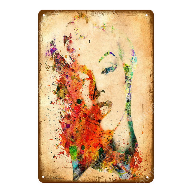 nouveau Vintage art étain Peinture En Métal Signes Musique Guitare Ukulélé Affiche Art Artisanat Pour Pub Bar Home Room Decor Wall Sticker Rétro personnalisé Plaque taille 30x20cm w02