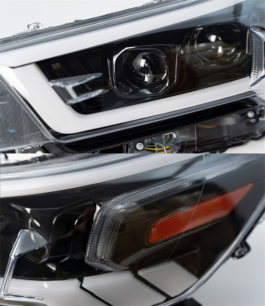 Car Tuning Headlights Assembly For 20 21-2023 Toyota Hilux REVO Head Lights DRL Bi-Xenon Lens Running Lamp