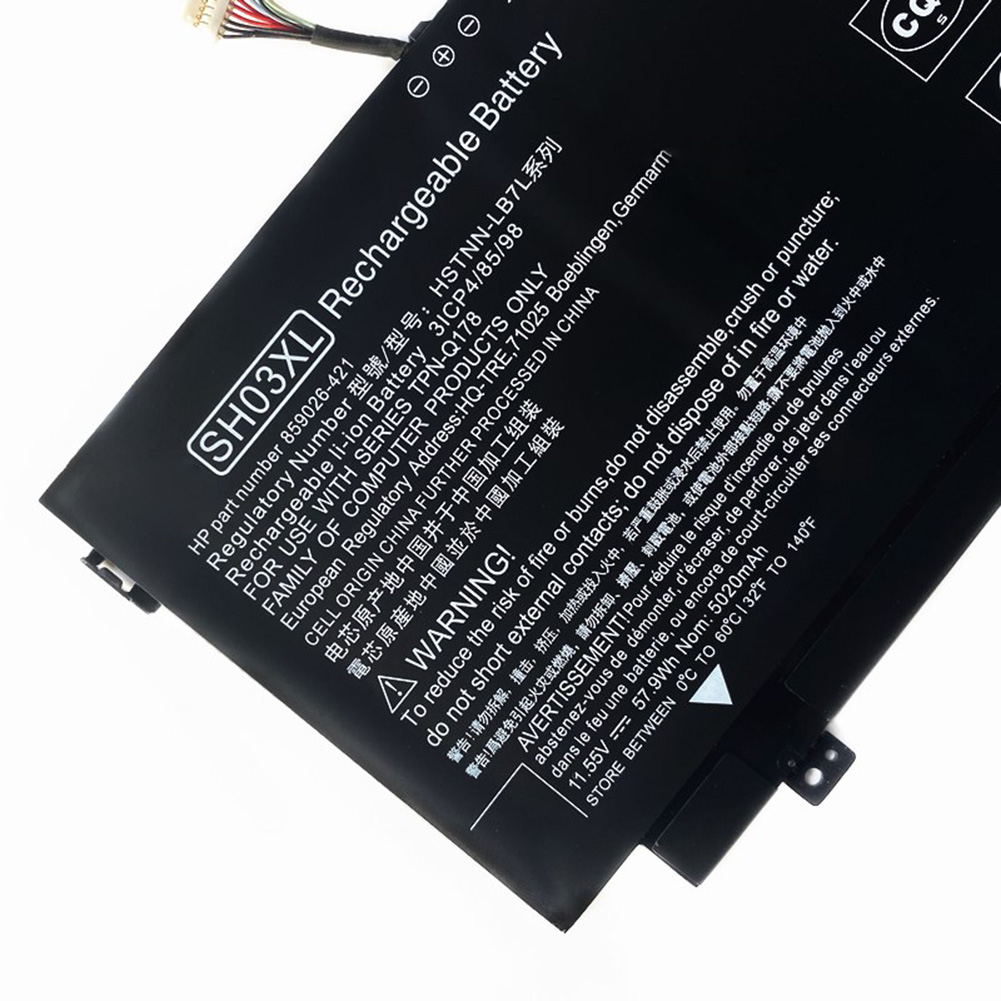 Tablet PC Batteries SH03XL Laptop Battery for HP Spectre x360 13-w000 859356-855 859026-421