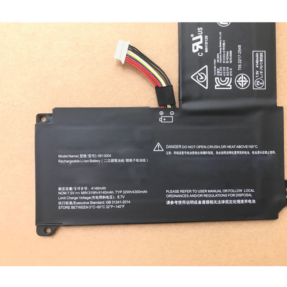 Batteries pour tablette PC 7.5V 31Wh 0813004 batterie d'ordinateur portable pour Lenovo 110S-11IBR série NE116BW2