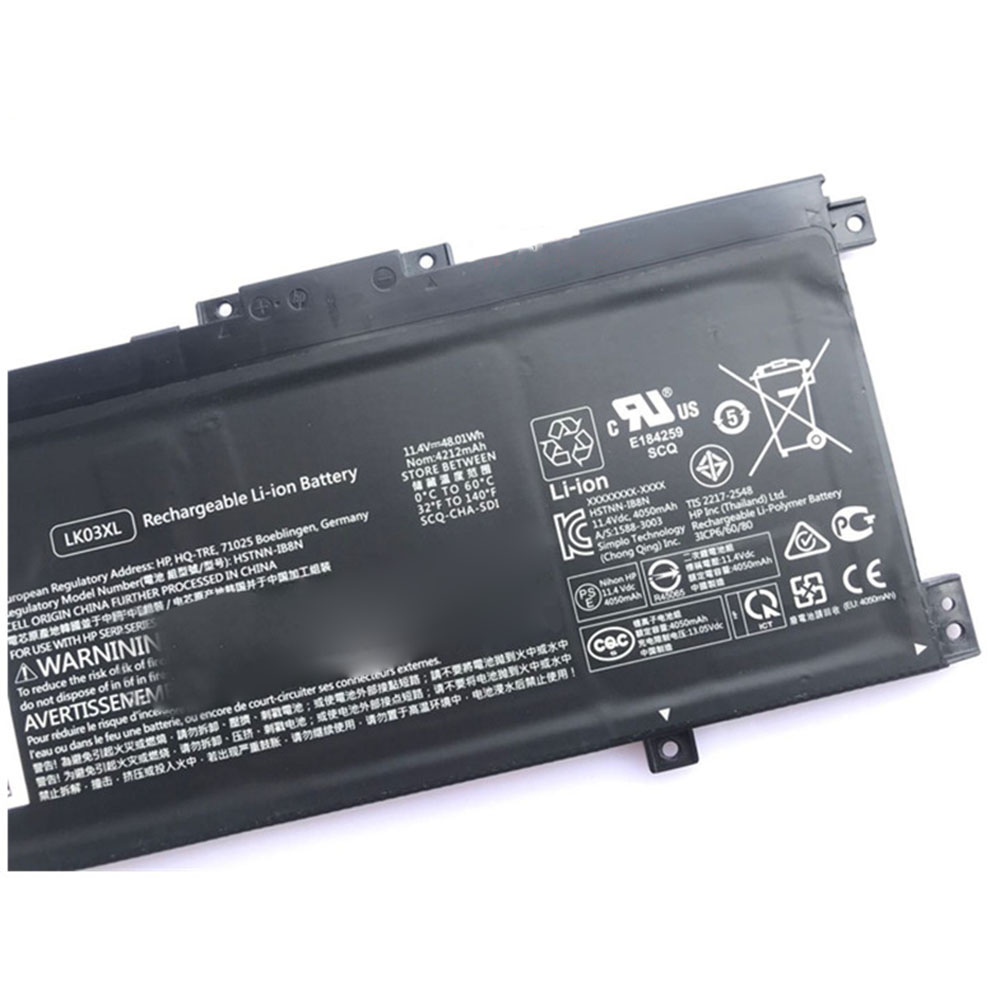 Batterie tablet PC LK03XL Batteria laptop HP Envy X360 15-BP 15-BQ 15-CN 15-CP 15-CR 17-AE 916368-421 916368-541 916814-855