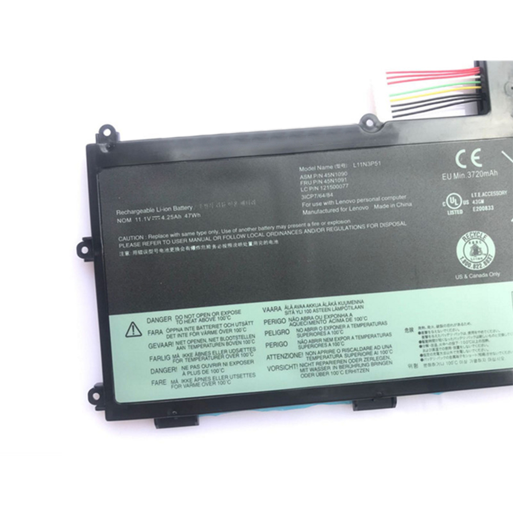 Tablet PC Batteries Laptop Battery för Lenovo ThinkPad T430U V490U V590U T430U V490UA L11N3P51 L11S3P51 45N1090