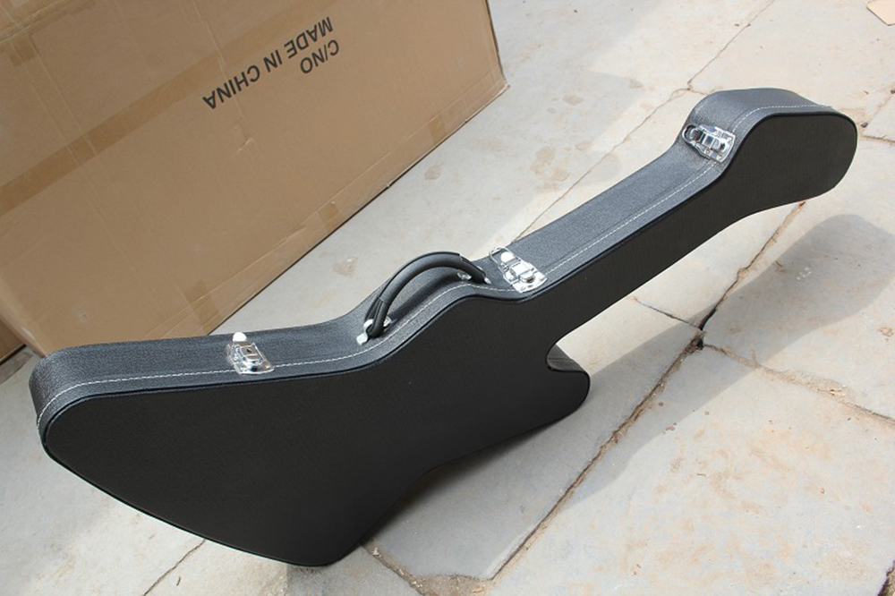 La couleur de logo de taille de Hardcase de guitare électrique peu commune noire peut être adaptée aux besoins du client au besoin
