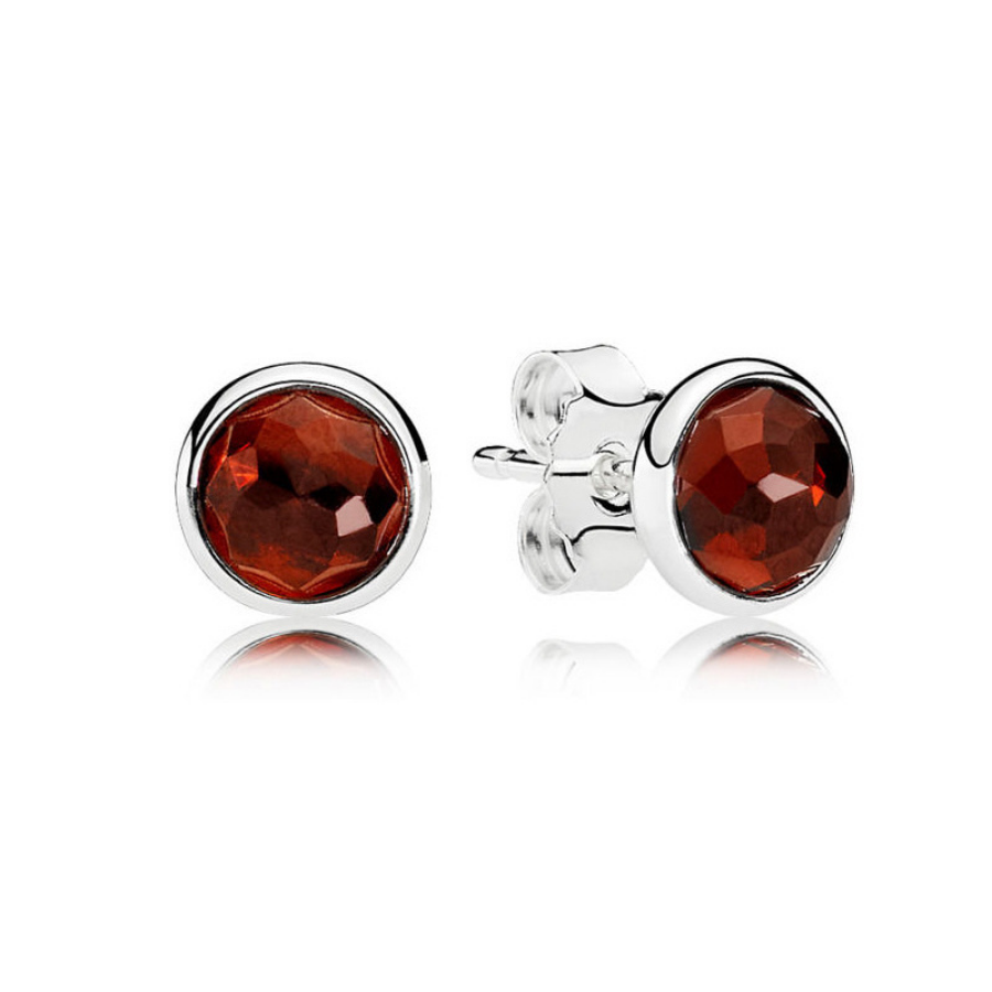 925 libbre d'argento New Fashion Charm Pandora 2023 Dodici serie di pezzi pendenti, stile colorato, orecchini di temperamento versatili