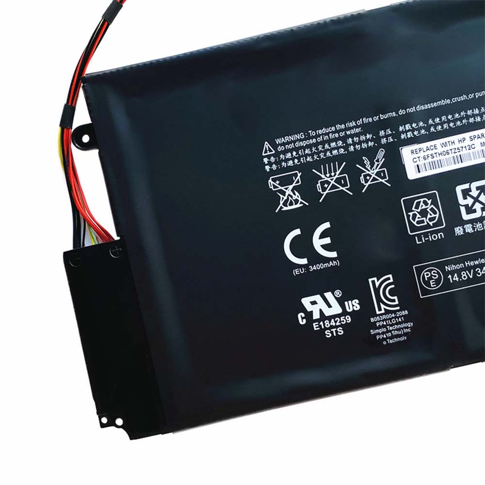 Tablet PC Batterie 14.8V 52wh EL04XL Batteria Del Computer Portatile HP Envy TouchSmart 4 akku EL04XL 681879-541 HSTNN-UB3R HSTNN-IB3R