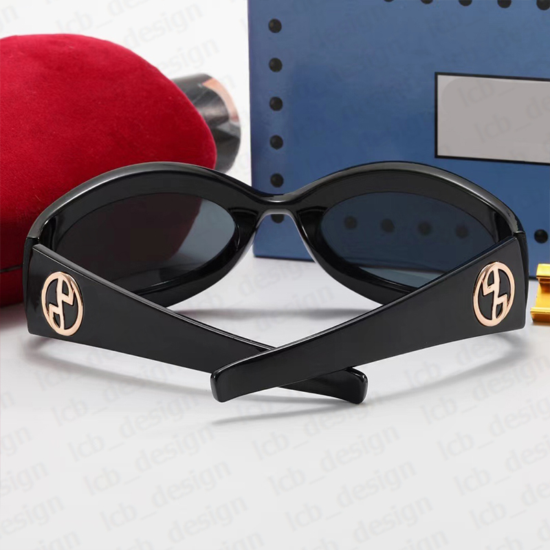 Lente oval óculos de sol designer de moda óculos de sol mulheres homens retro óculos de sol adumbral 4 opção de cor versátil ourdoor eyeglass207o