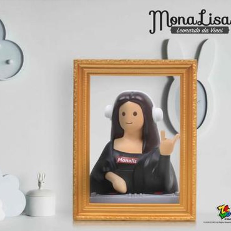 Nouveau stock véritable ZCWO Mona Lisa quotidien 400% Monalisa 26cm mignon cadeau de mode décoration de la maison