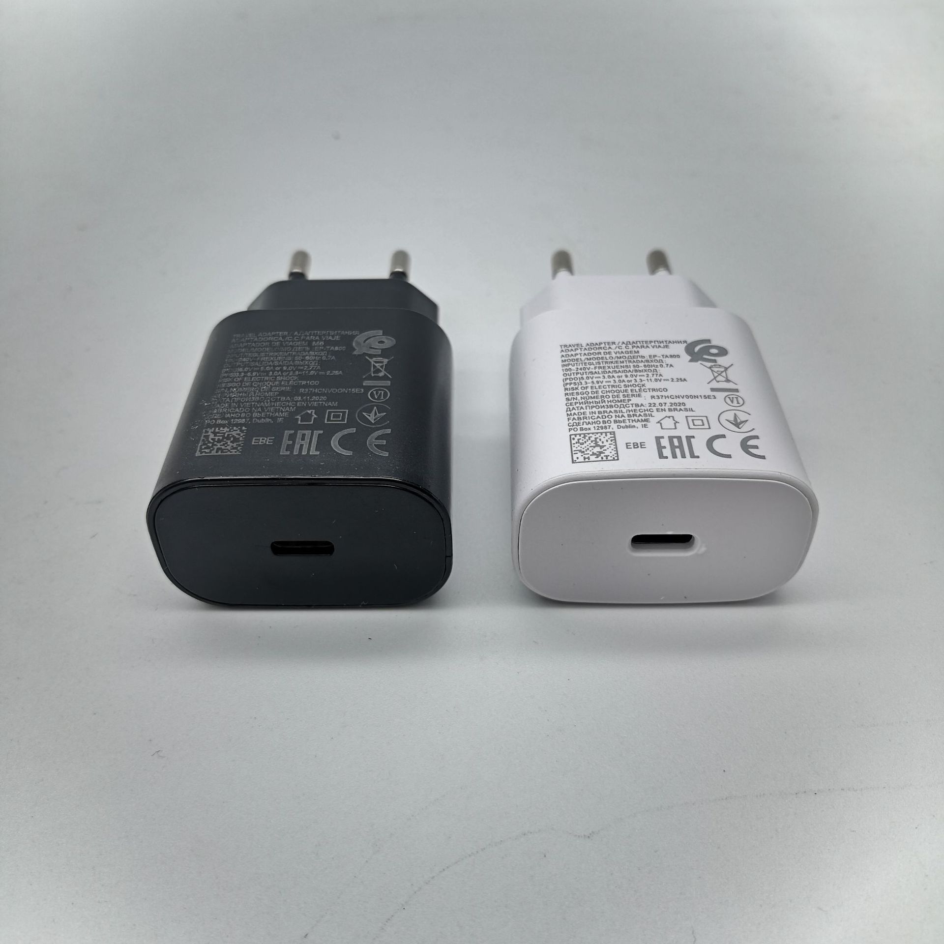 US EU 25W PD typu C ładowarka ścienna USB C dla Samsung Charger Galaxy S20/S20 Ultra/Note10/Note 10 Plus TA800