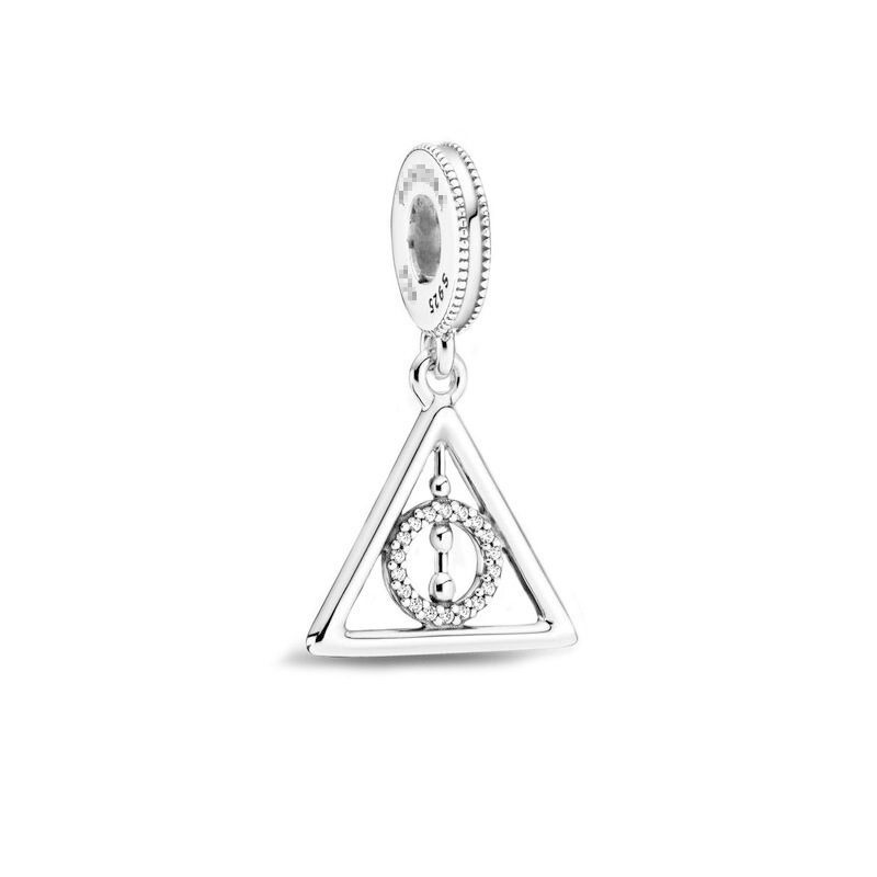 2023 Sterling Silver Charm Pärlor för kvinnor Harry Series Gold Snitch Magic School Lösa pärlor