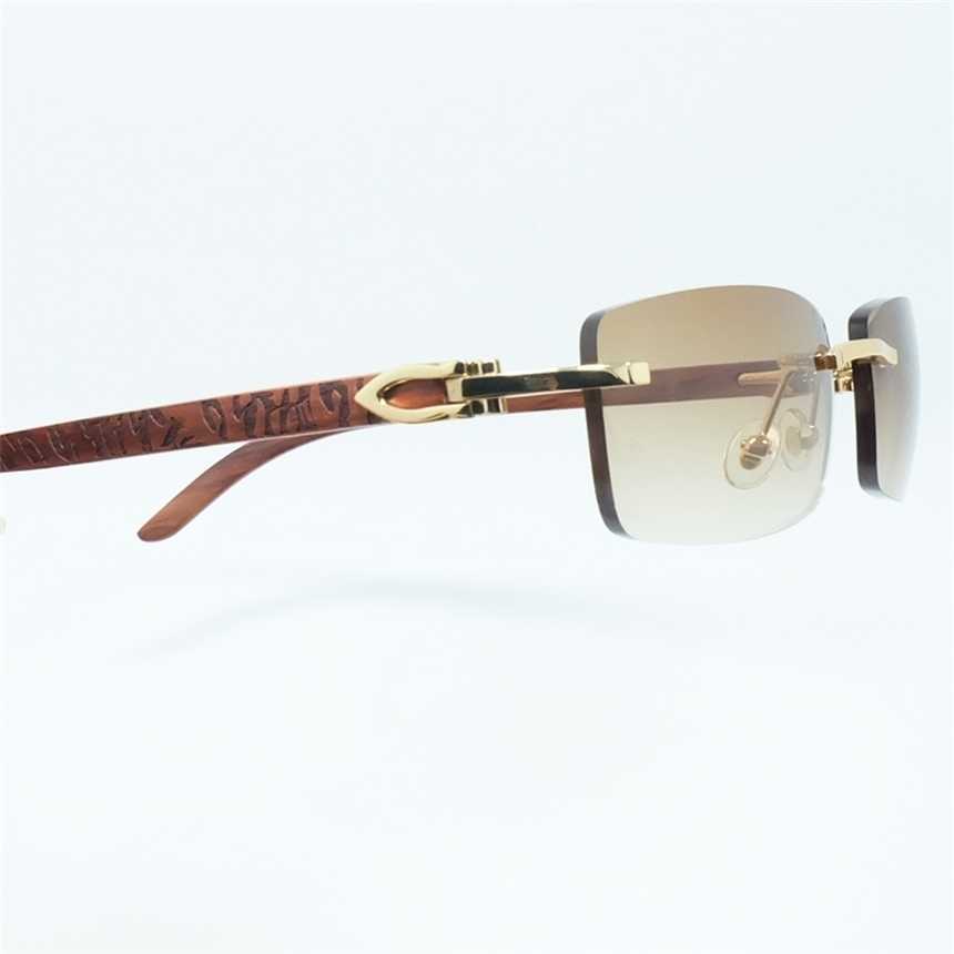 2024 Nova qualidade de alta qualidade 10% de designer de luxo Novos óculos de sol masculinos e femininos 20% de Wood Men Men Tons de óculos de sol vintage para mulheres acessórios Gafas de Solkajia