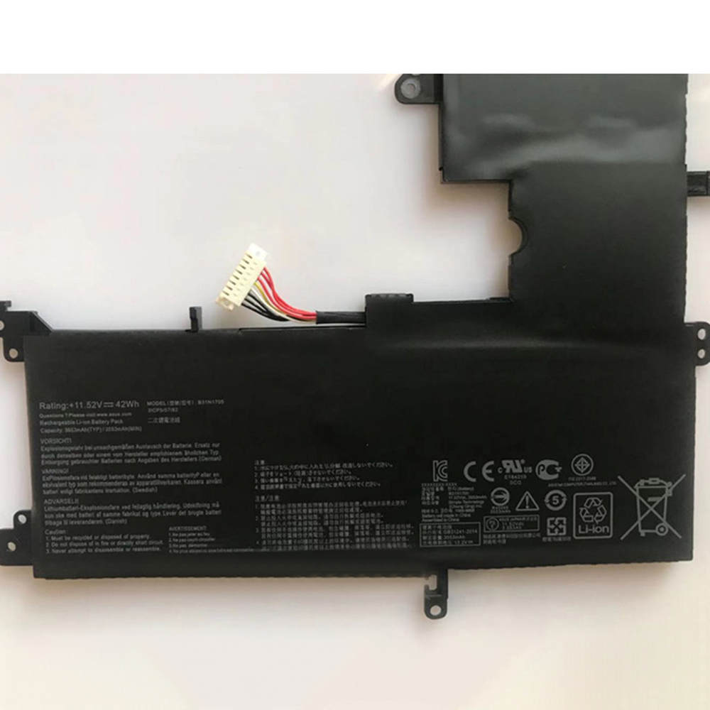 Batterie tablet PC B31N1705 Batteria laptop Asus VivoBook Flip 14 TP410UA TP410UF TP410UR TP410U UX331UA UX460UA UX460UA-1B