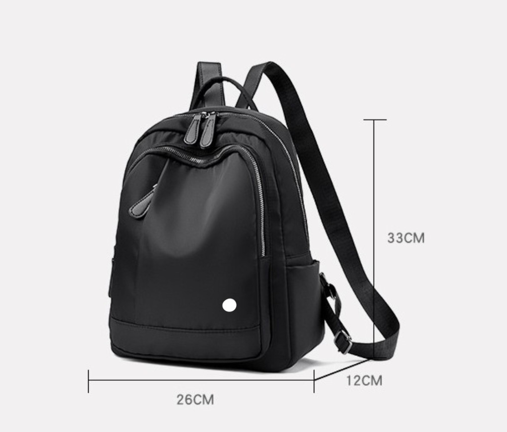 LL Simple Oxford Fabric Students Campus Outdoor Bags Teenage Shoolbag Ryggsäck Koreansk trend med ryggsäckar Leisure Travel LL799