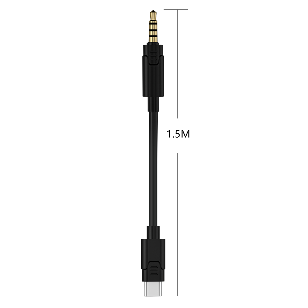 Tipo C a 3,5 mm Cabo de áudio / tipo C para cabo C Tipo C / fêmea para o cabo USB para gamer E5000 Pro 3in1