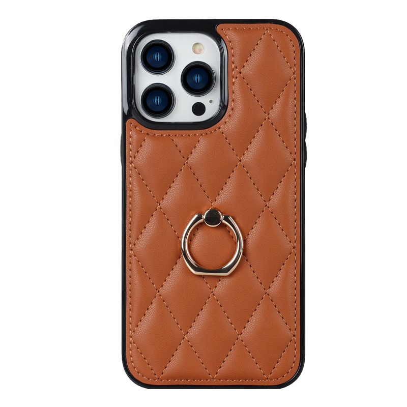 Fashion Luxurys Designers Case de telefone celular para iPhone14Pro Max Ring Protective Case Holster Adequado para Apple 13Pro Pequeno Incenso Caixa de telefone 12