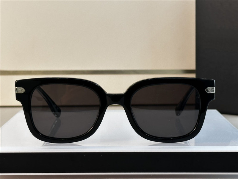Nouveau design de mode lunettes de soleil carrées 034 monture en acétate classique style populaire et généreux polyvalent extérieur protection uv400 verre2667