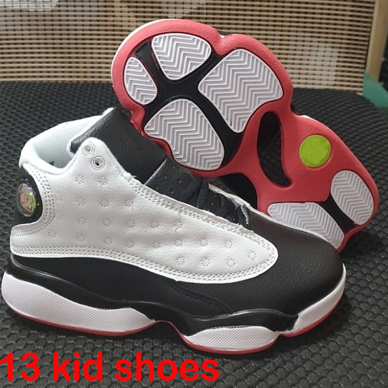 2023 Jumpman 13 Chaussures de basket-ball pour enfants Blanc Lucky Green Starfisf