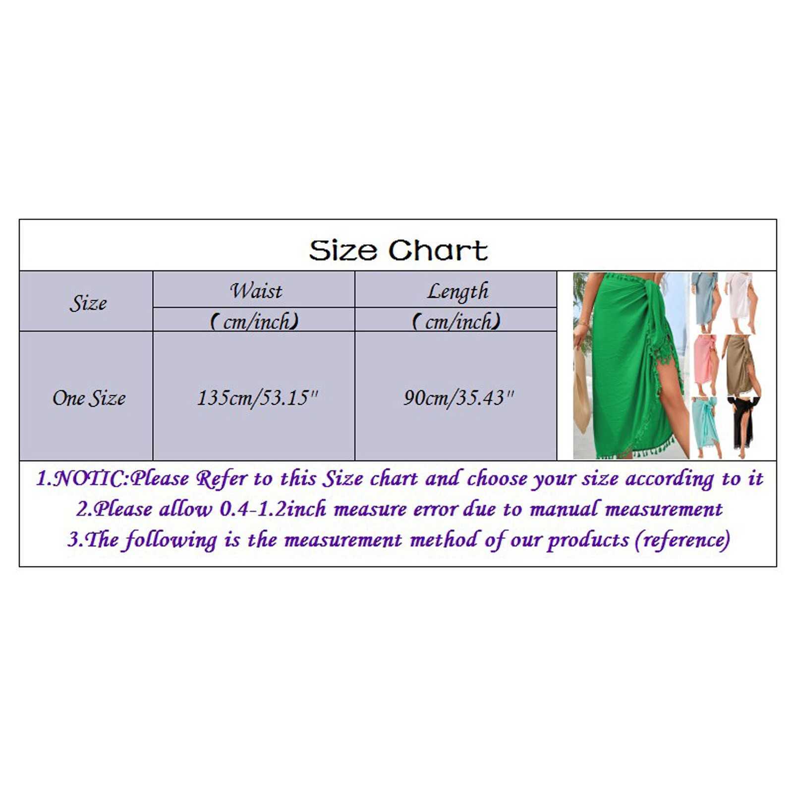 Women's Swimwear Women Swimsuit Cover Up Summer Solid Beach Wrap Skirt Swimwear Bikini Cover Up Skirt Beach Towel Grill Beach Sarong Skirts Y2303