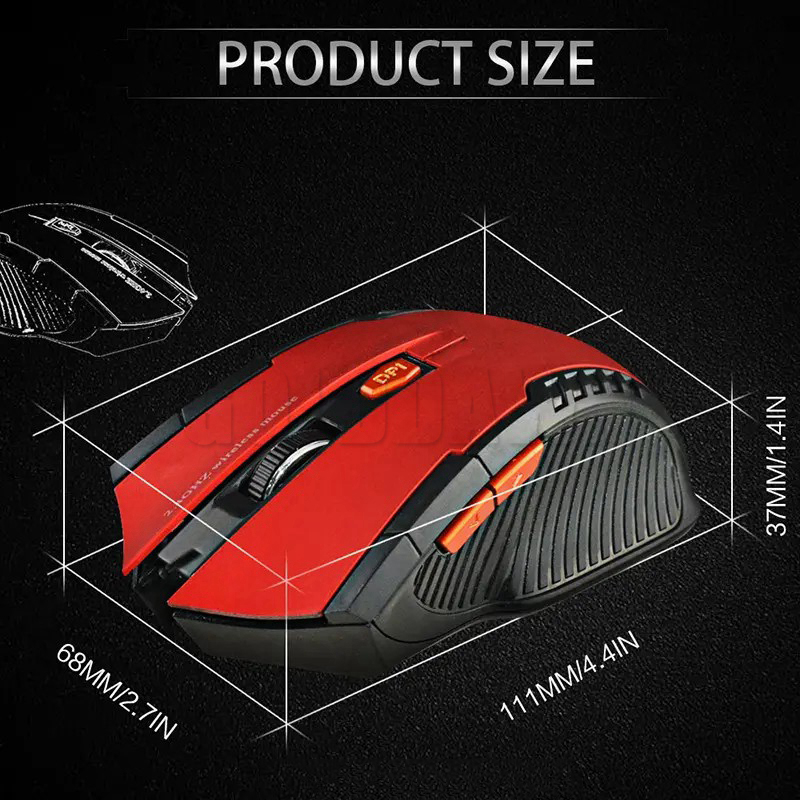 113 2.4 GHz Trådlösa möss med USB-mottagare 1600DPI Tre-Gear Speed ​​Regulation Mouse för dator PC-bärbar dator med vit låda