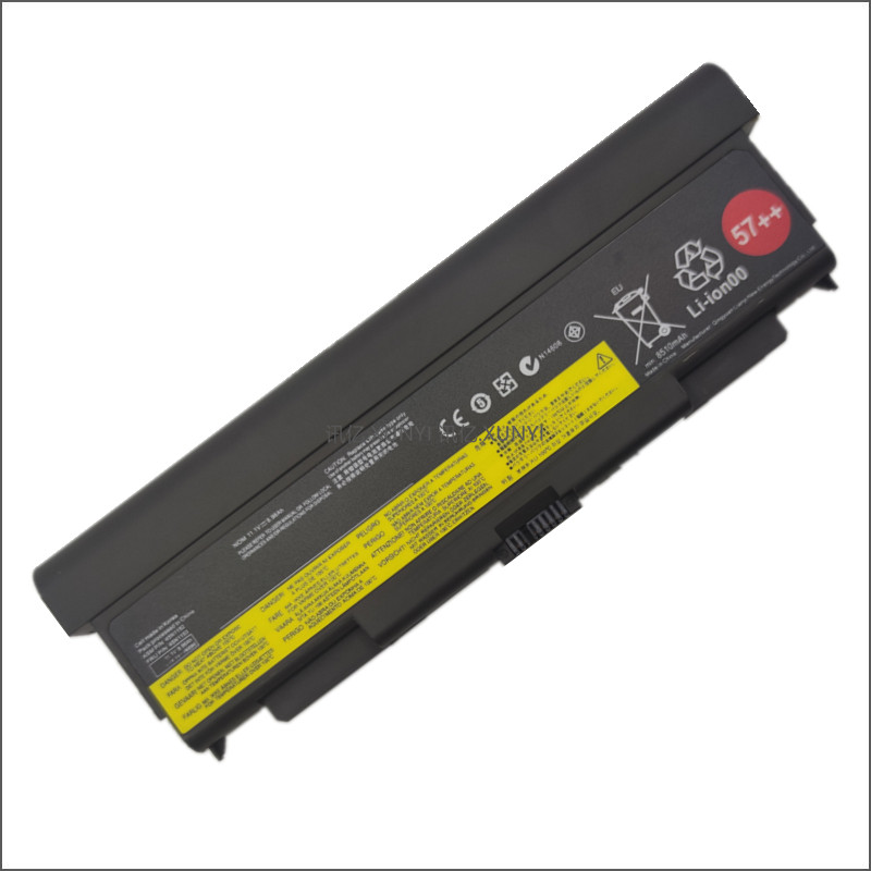 9 Cell 57 Battery Replacement for Lenovo ThinkPad T440P T540P W540 W541 L440 L540 45N1152 45N1153 0C52864 11.1V 8960mAH