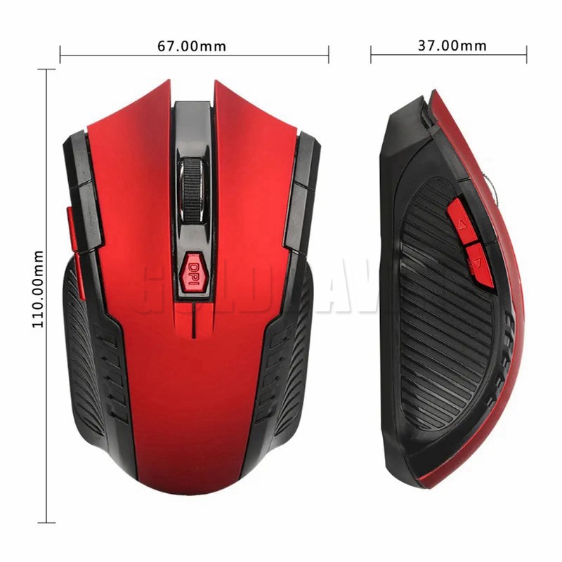 113 2.4 GHz Trådlösa möss med USB-mottagare 1600DPI Tre-Gear Speed ​​Regulation Mouse för dator PC-bärbar dator med vit låda