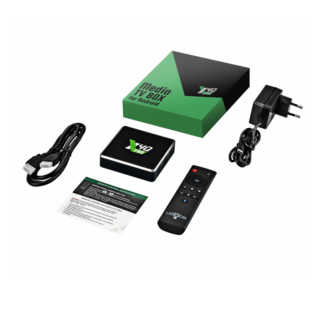 UGOOS X4Q Pro TV Box Android 11 Smart TV Box S905x4 DDR4 4GB 32GB WiFi 1000m X4 Cube S905x3 Android 9.0 TVbox Set Top Box