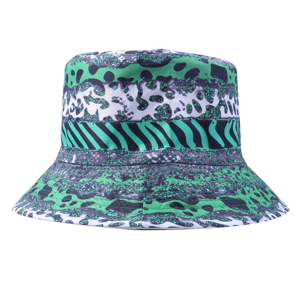 Chapeaux à large bord 2023 Mode Nouveau modèle Imprimer Hip Hop Réversible Seau Chapeau Été Hommes Pêcheur Casquettes Chapeaux Femmes Beh Cap Unisexe Panama Chapeau P230311