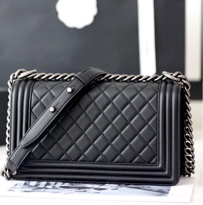 2023 Top kwaliteit JONGEN mond cover tas 25 CM vrouw mode schouder handtas lederen crossbody tassen Luxe Designer keten tassen clutch portemonnee A67086 Met doos C021