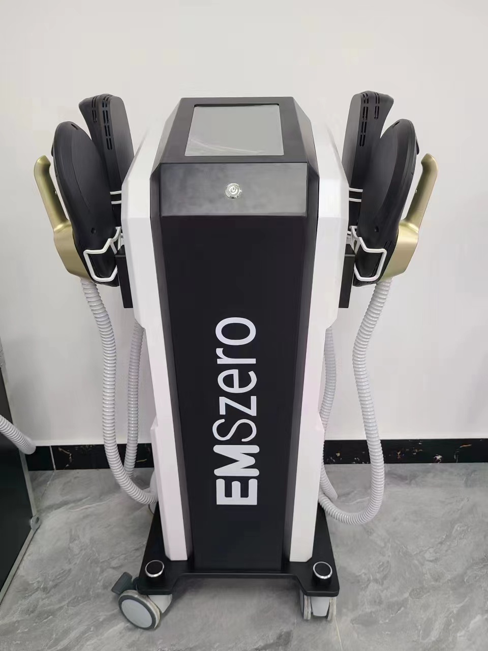 Senaste 14 Tesla 6500W DLS Emslim Neo Body Sculpting Machine EMS Fitness Stimulate Muscle Slimming Nova RF Emszero