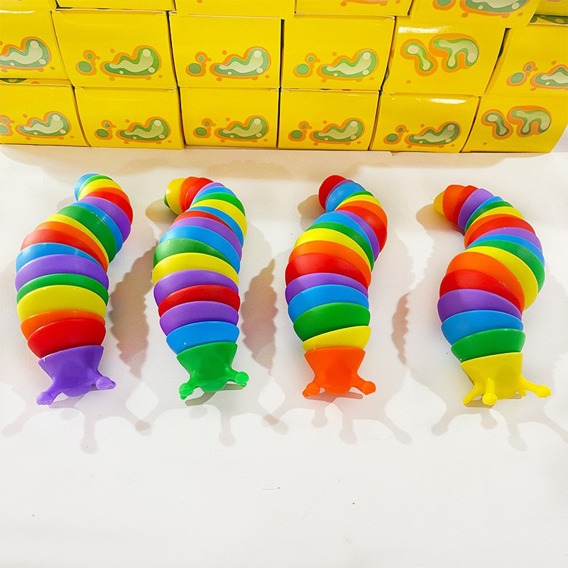 Popular Slug Caterpillar Toy Decompresión Artefacto de los niños Puzzle's Science Education Descompresión de caracol Toy