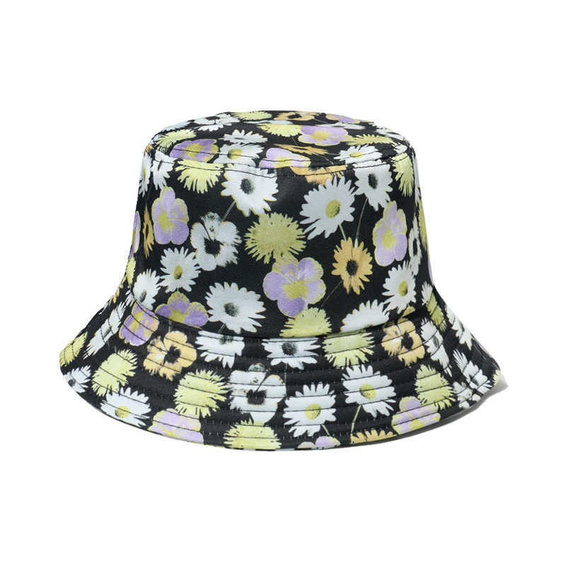 Wide Brim Hats Korean Ins Cute Fruit Printing Bucket Hats for Women Summer All-match Casual Trend Sun Basin Cap Female Bob Panama Gorros Mujer P230311