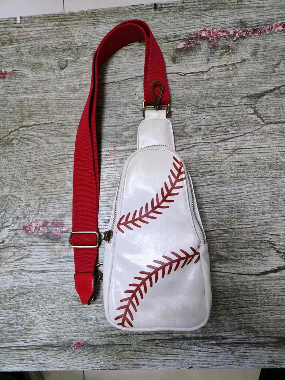 2023 Sling Bag Nieuwe PU Baseball Bag Fashion Women's Chest Bag Cross-Borde Crossbody Bag Retro Fanny Pack2749